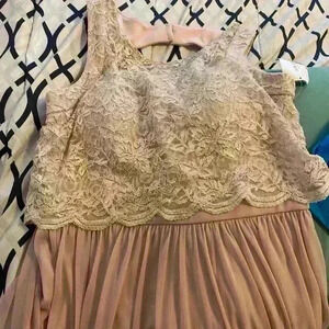 David's Bridal | Dresses | Davids Bridal Beige Bridesmaid Dress Nwt |  Poshmark